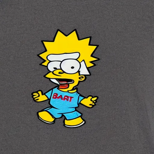 Prompt: bootleg bart shirt