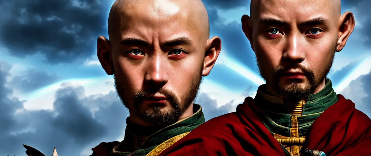Image similar to hyperrealist highly detailed english medieval portrait of a master earthbender man, concept art avatar the last airbender dramatic studio lighting cell shaded 8k wide angle shallow depth of field