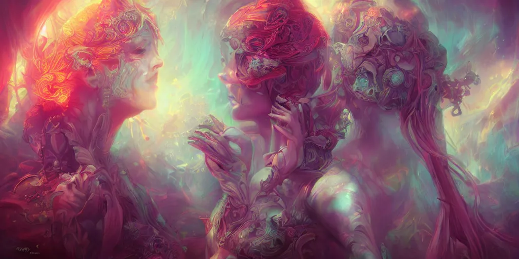 Image similar to dreamscape, female, ross tran, vivid colors, anatomical, highly detailed sculpture, intricate detailed, ommatidia, 8 k, cinematic atmosphere, post - processing