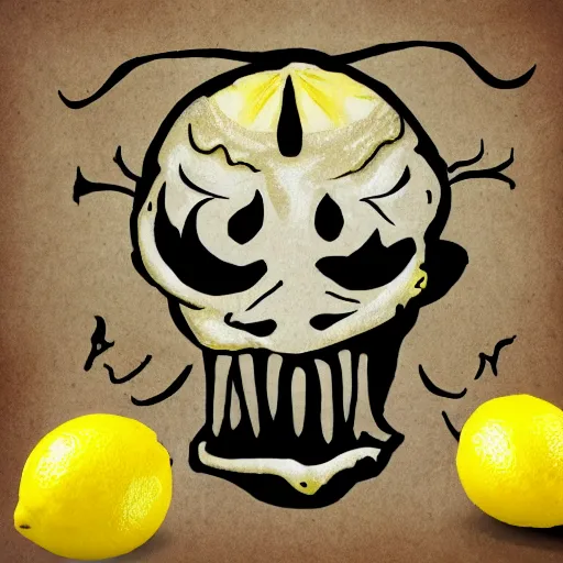 Prompt: lemon demon