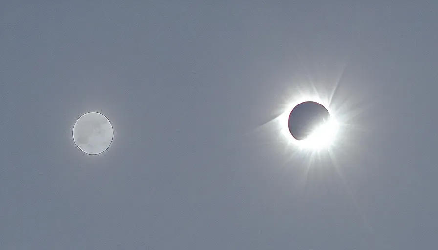 Prompt: hexagon floating above earth, solar eclipse, rick guidice