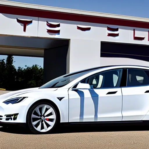 Image similar to tesla station wagon