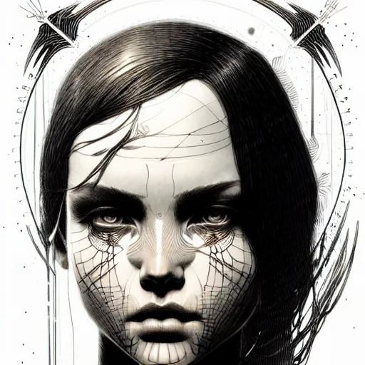 Image similar to portrait soft light, by killian eng and joe fenton and martin deschambault and conrad roset, inspired by elysium movie, etching, fine, sharp high detail,