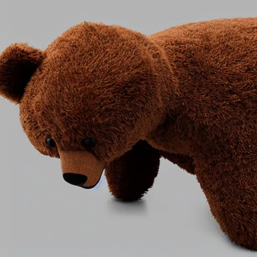 Prompt: a realistic photoshoot of a teddy bear shoulder, 4 k