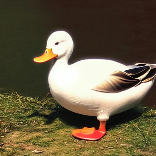 Prompt: danny devito as a realistic duck