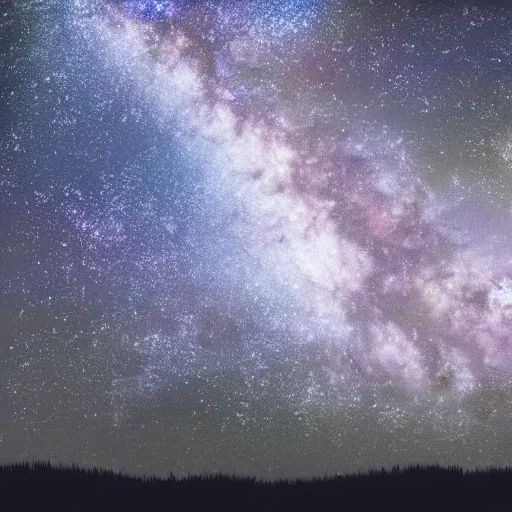 Image similar to milky way across the sky,photorealistic