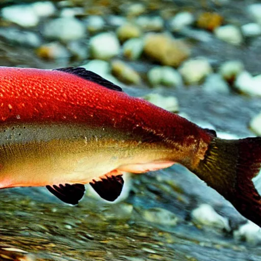 Image similar to salmon rushdie the fish swimming in a river