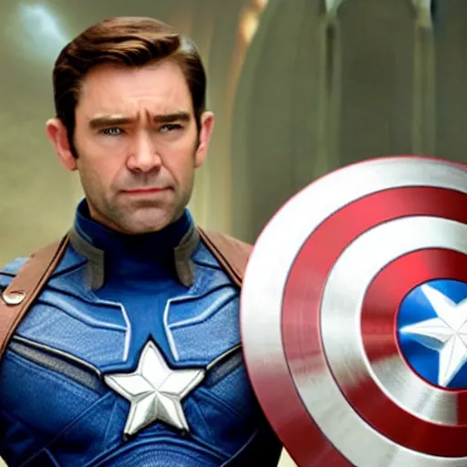Prompt: Antony Starr as Captain America