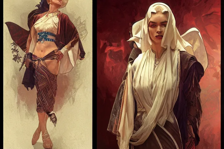 Image similar to combination 1930s ancient mage, highly detailed, digital painting, artstation, concept art, sharp focus, illustration, art by artgerm and greg rutkowski and alphonse mucha