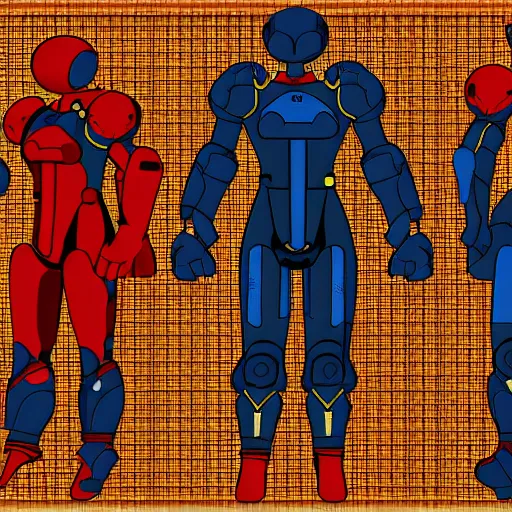 Image similar to Samus Chozo Suit schematics