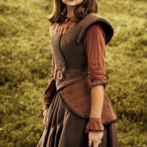 Prompt: jenna coleman as humanoid fox