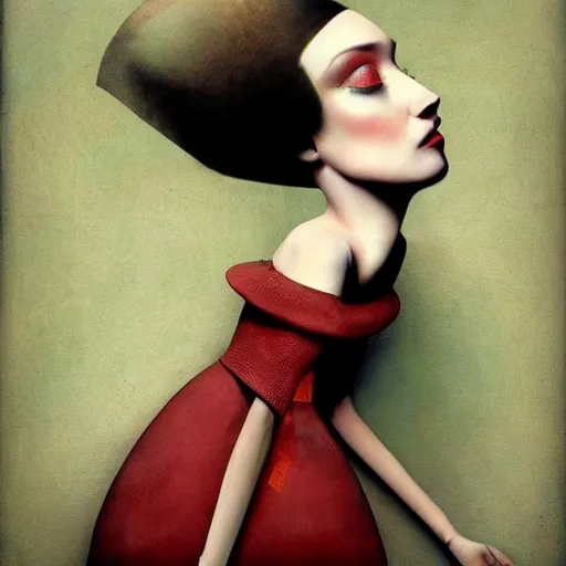 Prompt: Female Painting by Ray Caesar, asymmetrical, Organic Painting, Matte Painting, geometric shapes, hard edges by Ray Caesar