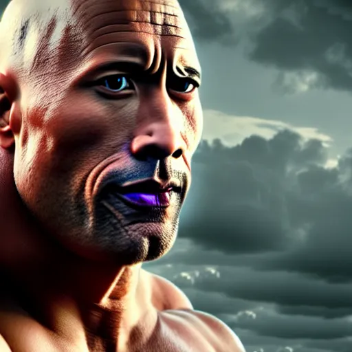 Image similar to dwayne the rock johnson if he never ever worked out or went to the gym, art by qoio hg =, high detailed, super high resolution, realistic, concept art, artistic, octane render, masterpiece fine details