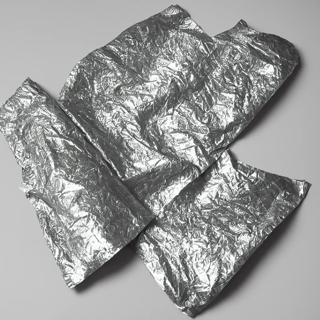 Image similar to a metallic condom wrap
