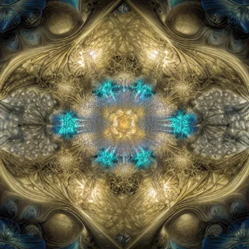 Image similar to a hyperrealistic 3 d painting of a huge sprawling fractal cathedral interior populated by mandelbrot fractals by android jones, unreal engine, carved soap, white color scheme, volumetric lighting, octane render, dramatic lighting, glowing, carved marble, opalescent, carved wood, sacred geometry, religious, angelic, catholicpunk, stark, 8 k, ultra detailed