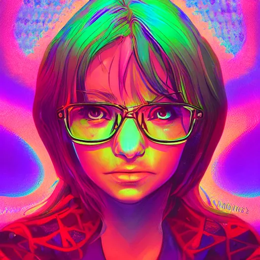 Image similar to skill magic geek inside matrix deepdream radiating a glowing aura stuff loot legends stylized digital illustration video game icon artstation lois van baarle, ilya kuvshinov, rossdraws,