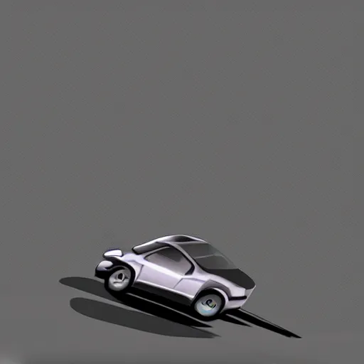 Image similar to a car flying off a cliff, in the style of scanner darkly, cell shaded