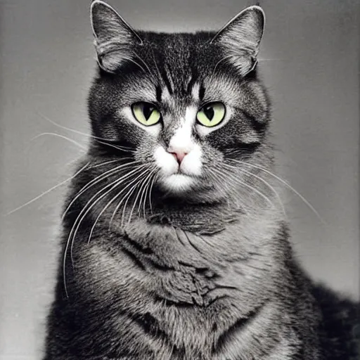 Prompt: photo of a cat taken by annie leibovitz