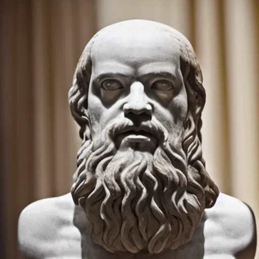 Prompt: photo of socrates at the met gala