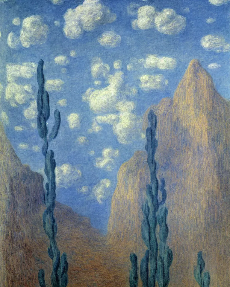 Image similar to achingly beautiful painting of incan urpu on baby blue background by rene magritte, monet, and turner. piranesi.