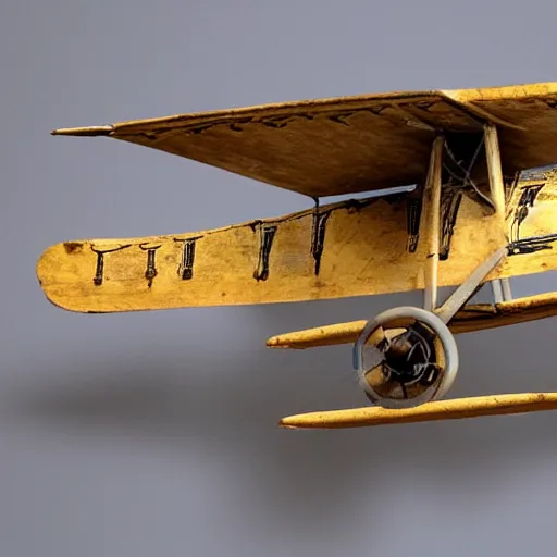 Image similar to an ancient greek airplane,