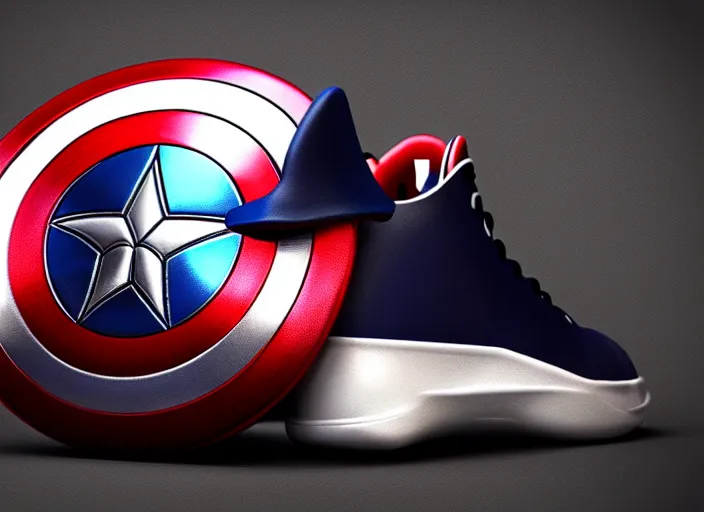 Captain america jordan on sale shoes