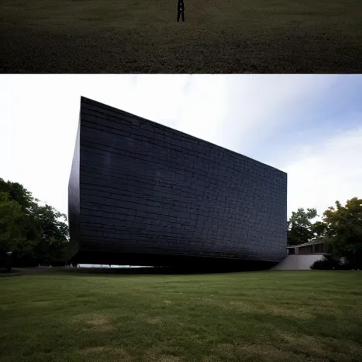 Image similar to a modern building that looks like darth vader