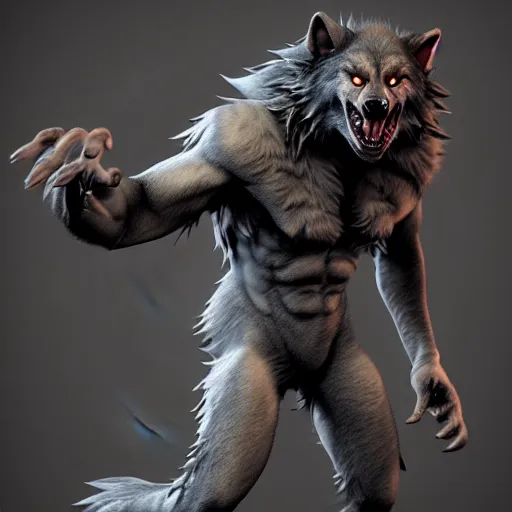 Image similar to cute werewolf from van helsing unreal engine hyperreallistic render 8k character concept art masterpiece