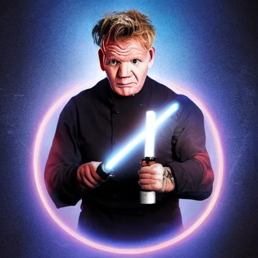 Image similar to gordon ramsay as a sith lord