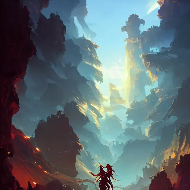 Prompt: fantasy world portal dramatic lighting, cinematic establishing shot, extremely high detail, photorealistic, cinematic lighting behance hd artstation by jesper ejsing, by rhads and makoto shinkai and lois van baarle and ilya kuvshinov and rossdraws