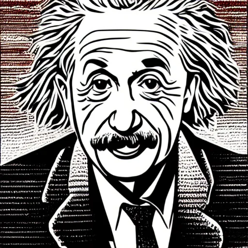 Image similar to portrait of albert einstein by laurie greasley, cg society