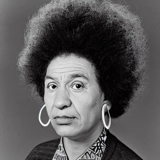 Image similar to maori einstein, portrait 1 9 6 8