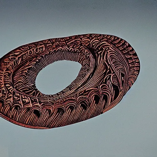 Image similar to mobius strip , maori art