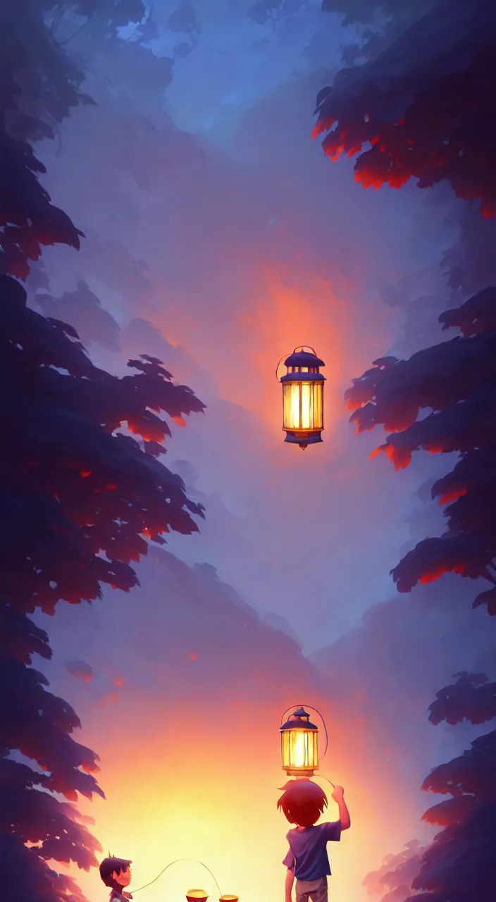 Image similar to boy holding a lantern walking into a dark forest, in marble incrusted of legends official fanart behance hd by jesper ejsing, by rhads, makoto shinkai and lois van baarle, ilya kuvshinov, rossdraws global illumination