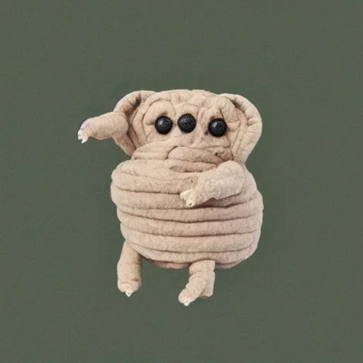 Image similar to tardigrade made of cotton
