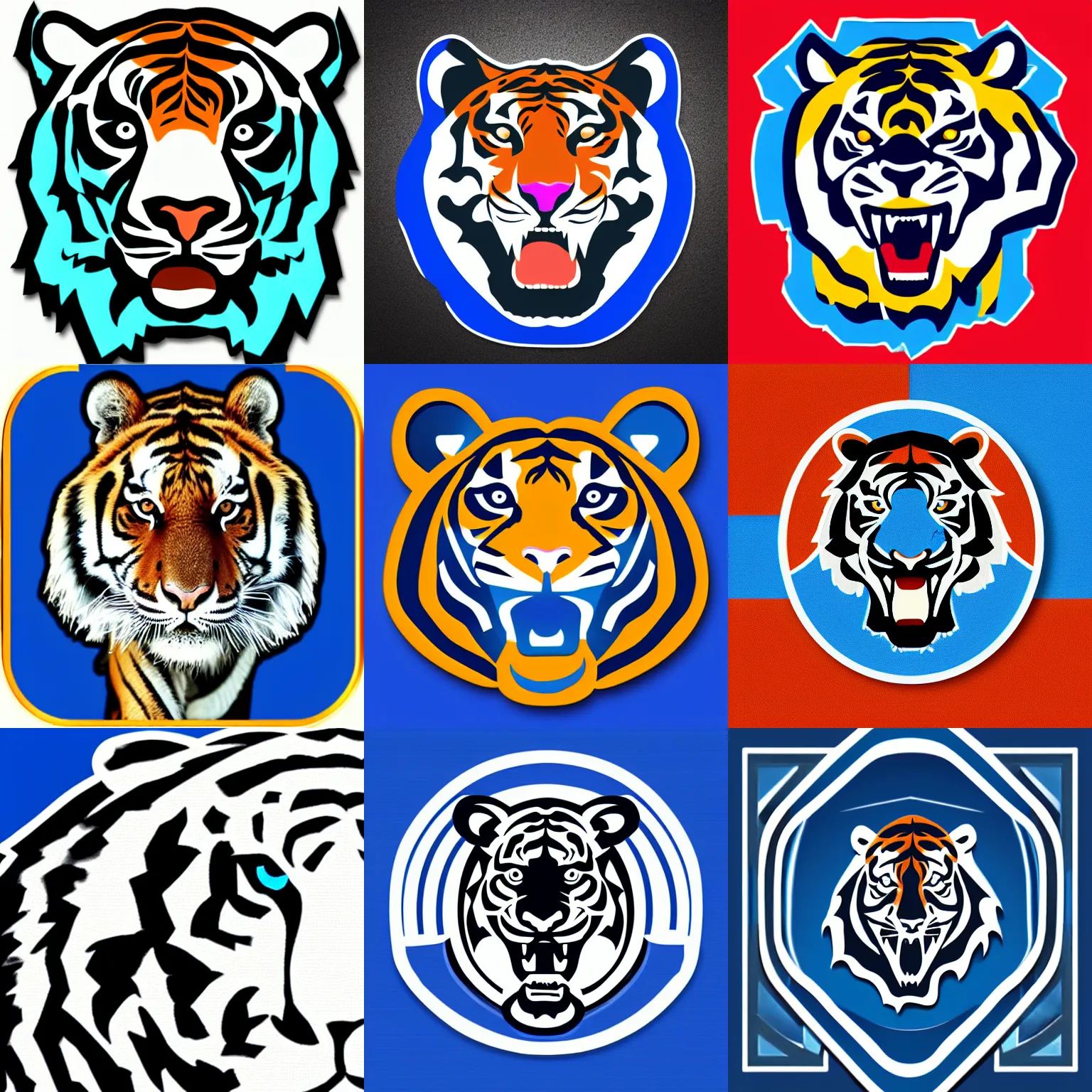 Tiger Head Esport Logo Gaming Stock Vector (Royalty Free) 1487599079 |  Shutterstock