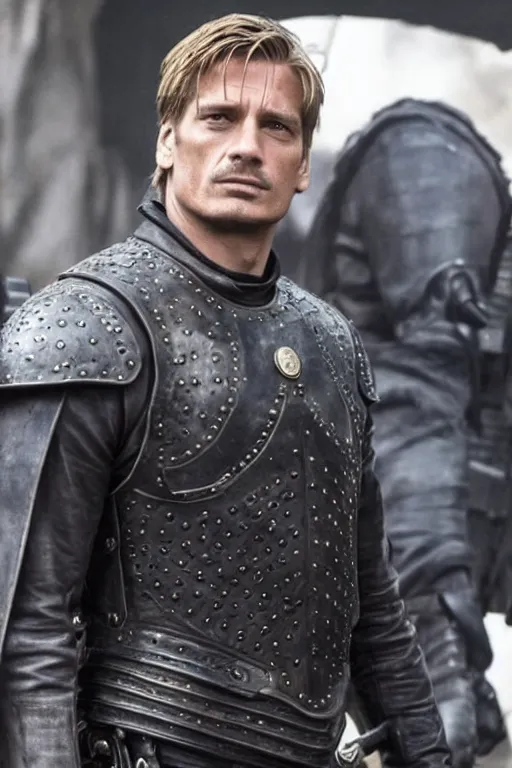 Prompt: jaime lannister police officer