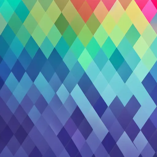 Image similar to large low poly geometric pastel colors desktop wallpaper