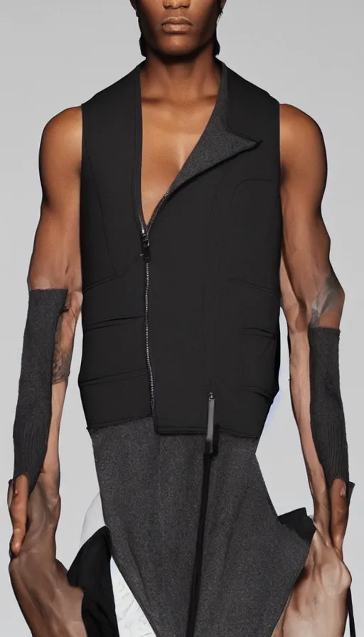 Image similar to new vest design, by balenciaga, yeezy