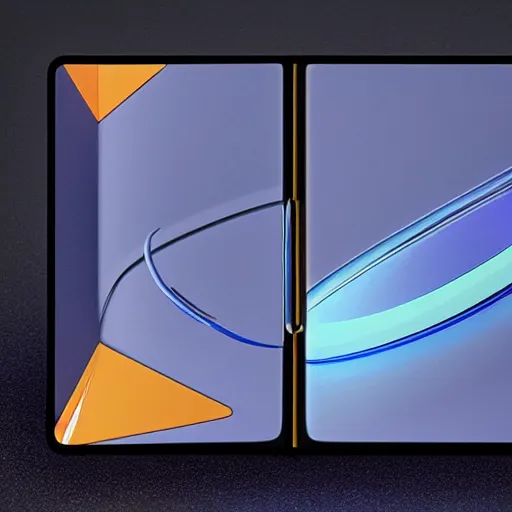 Prompt: Samsung Fold 4 phone, concept art, hyperdetailed, studio lighting