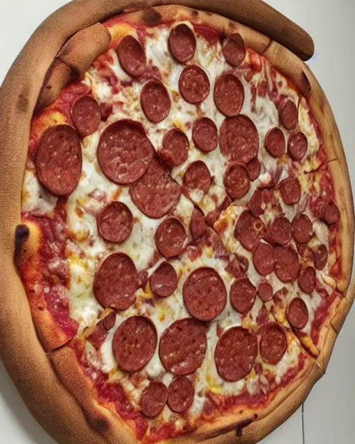 Image similar to wooden carving statue of a pizza product picture, ebay listing thumbnail