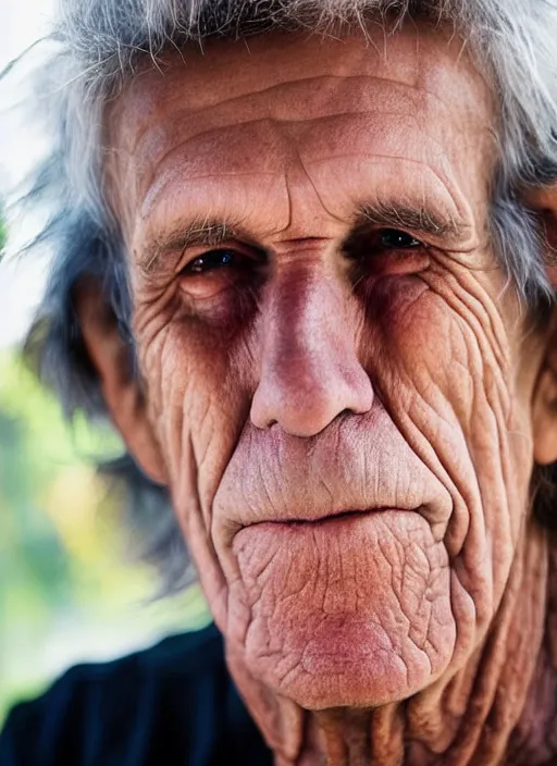 Prompt: DSLR photo portrait still of 232 year old age 232 Keith Richards at age 232!!!, 85mm f1.8