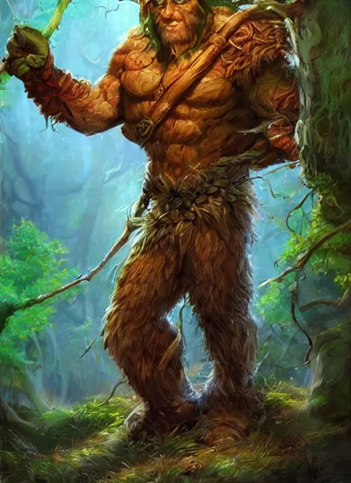 Prompt: treant birch, dndbeyond, bright, colourful, realistic, dnd character portrait, full body, pathfinder, pinterest, art by ralph horsley, dnd, rpg, lotr game design fanart by concept art, behance hd, artstation, deviantart, hdr render in unreal engine 5