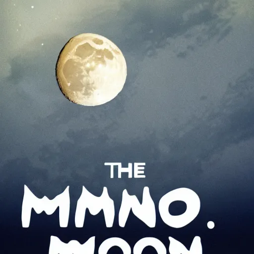 Image similar to the moon, poster