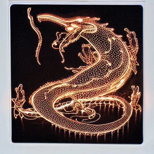 Image similar to fiber optic dragon