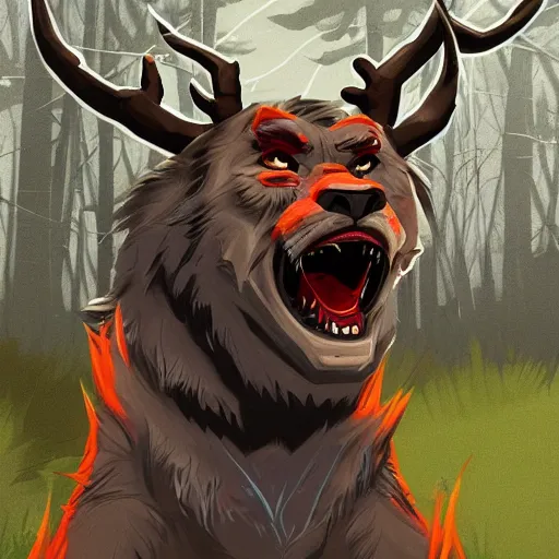 Prompt: Mr Beast as an actual beast, very detailed
