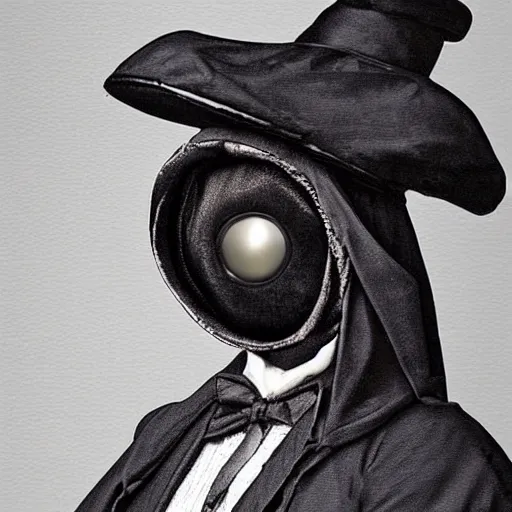 Image similar to teenage plague doctor prom photo. extremely lush lifelike detail. award - winning digital art by ansel adams, alan lowmax, steichen. surreal scientific photoillustration, masterpiece, artstation, shutterstock polycount contest winner, biomorphic. child larva plague doctor