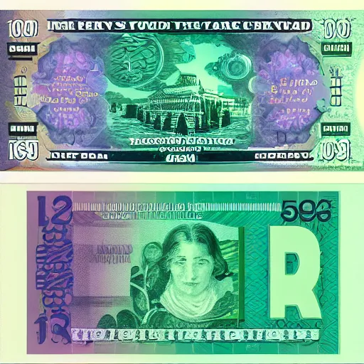 Image similar to concept design £ 5 0 note for the year 2 0 3 3