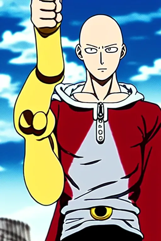 baker saitama one punch man, armed with french | Stable Diffusion | OpenArt
