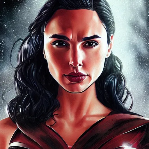 Gal Gadot Illustration By Sakimichan | Stable Diffusion | OpenArt